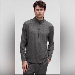 NWT Lululemon License to Train Half Zip heathered gray size M